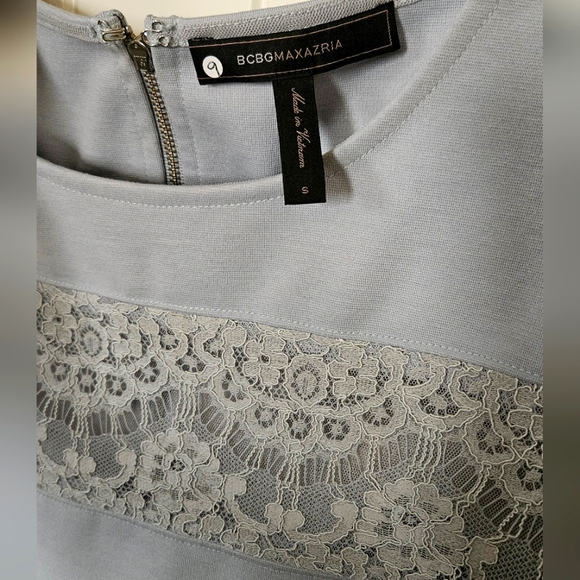 BCBG MAXAZRIA Grey Blouse - Picture 3 of 3